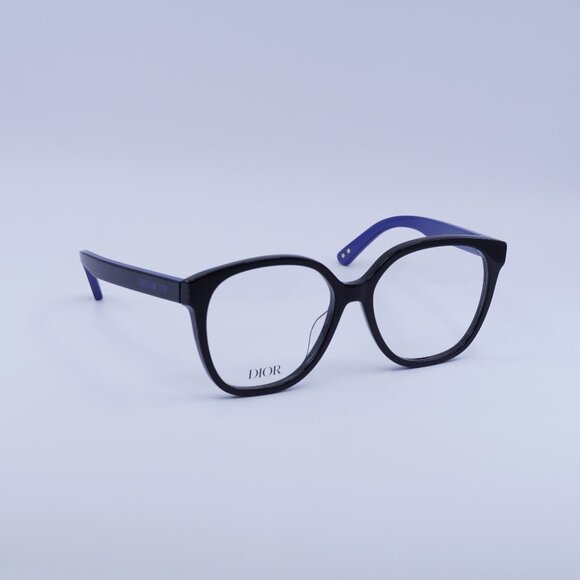 🕶️ New Dior LaParisienneDiorO S3I 1000 Eyeglasses - Black/Blue Frame 56mm - Picture 1 of 11